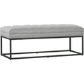 Banquette en Acier, 118 x 45 x 42 cm, Resistance 200 kg