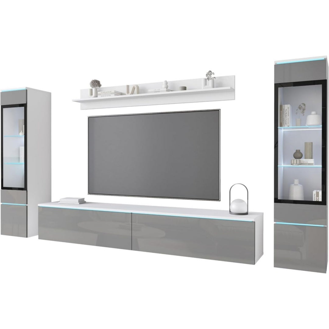 Verre Trempe Blanc, Meuble Design Moderne