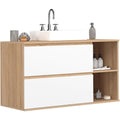Meuble de Salle de Bain en Bois de Hetre de Qualite