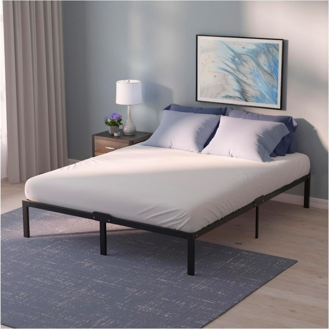 Lit avec sommier metal solide – Lit