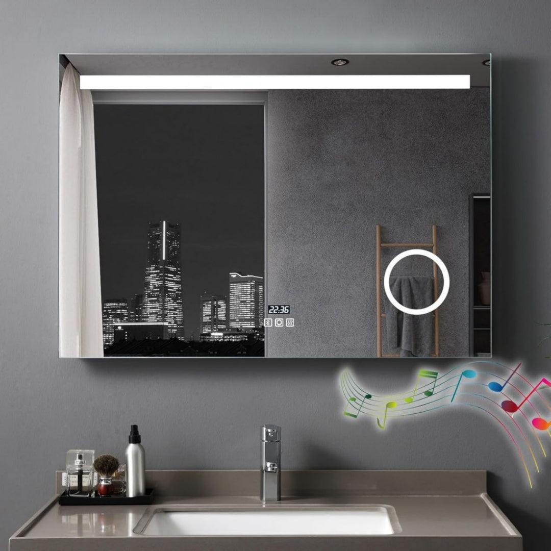 Miroir de Salle de Bain Retroeclaire au Design Minimaliste et elegant