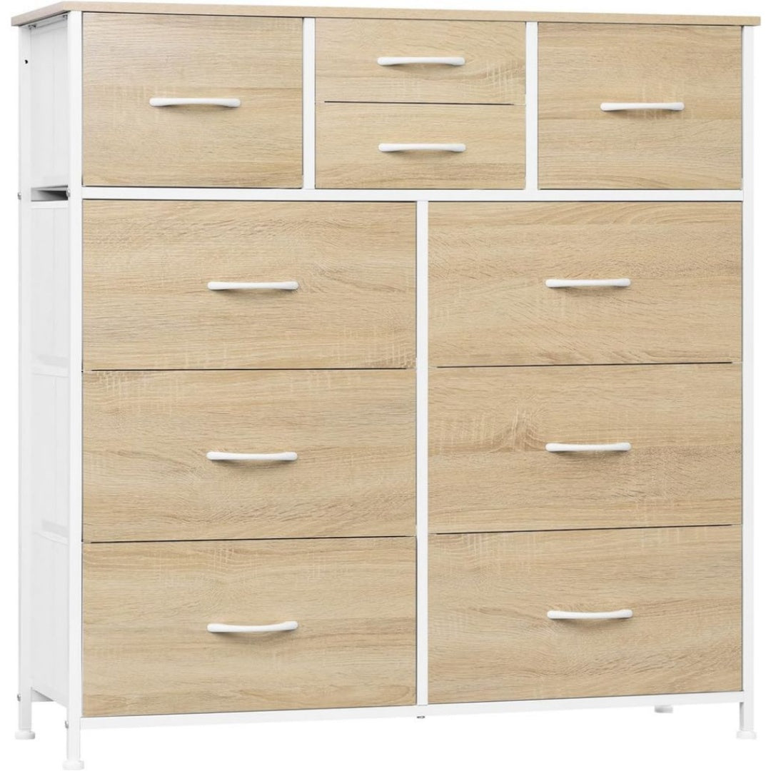 Commode en Bois d'Ingenierie, Finition Blanc