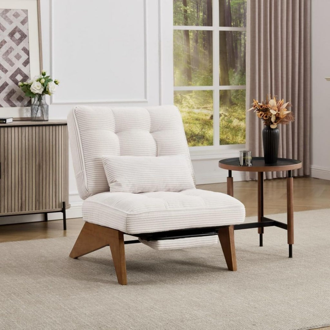 Fauteuil en Velours de Qualite