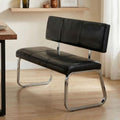 Banquette 136 x 87 x 56 cm, Metal Noir