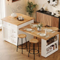 Chariot Roulant: Plateau de qualite superieureLe plateau en bois de ce chariot est non seulement esthetique, Finition Blanc