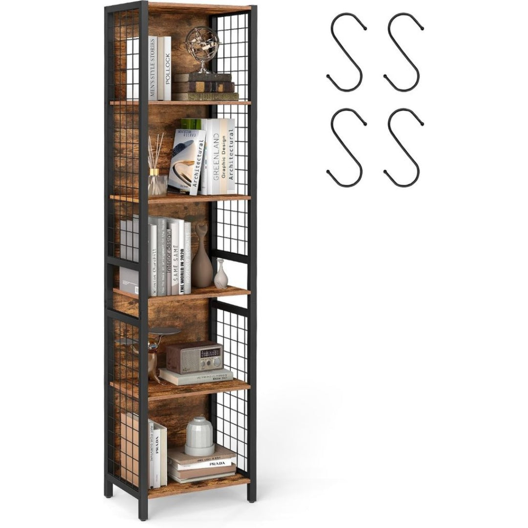 Bibliotheque 30 x 40 x 175,6 cm, Acier Noir