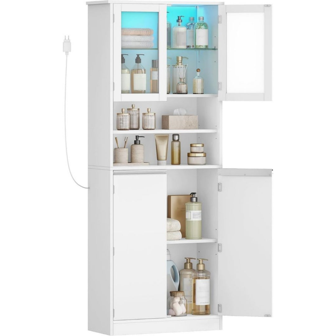 Armoire de Salle de Bain Blanc