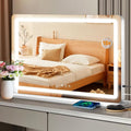 Miroir de Salle de Bain Retroeclaire en Aluminium, Format 80 x 60 cm