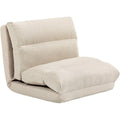 Fauteuil de Relaxation Inclinable en Metal, Finition Beige