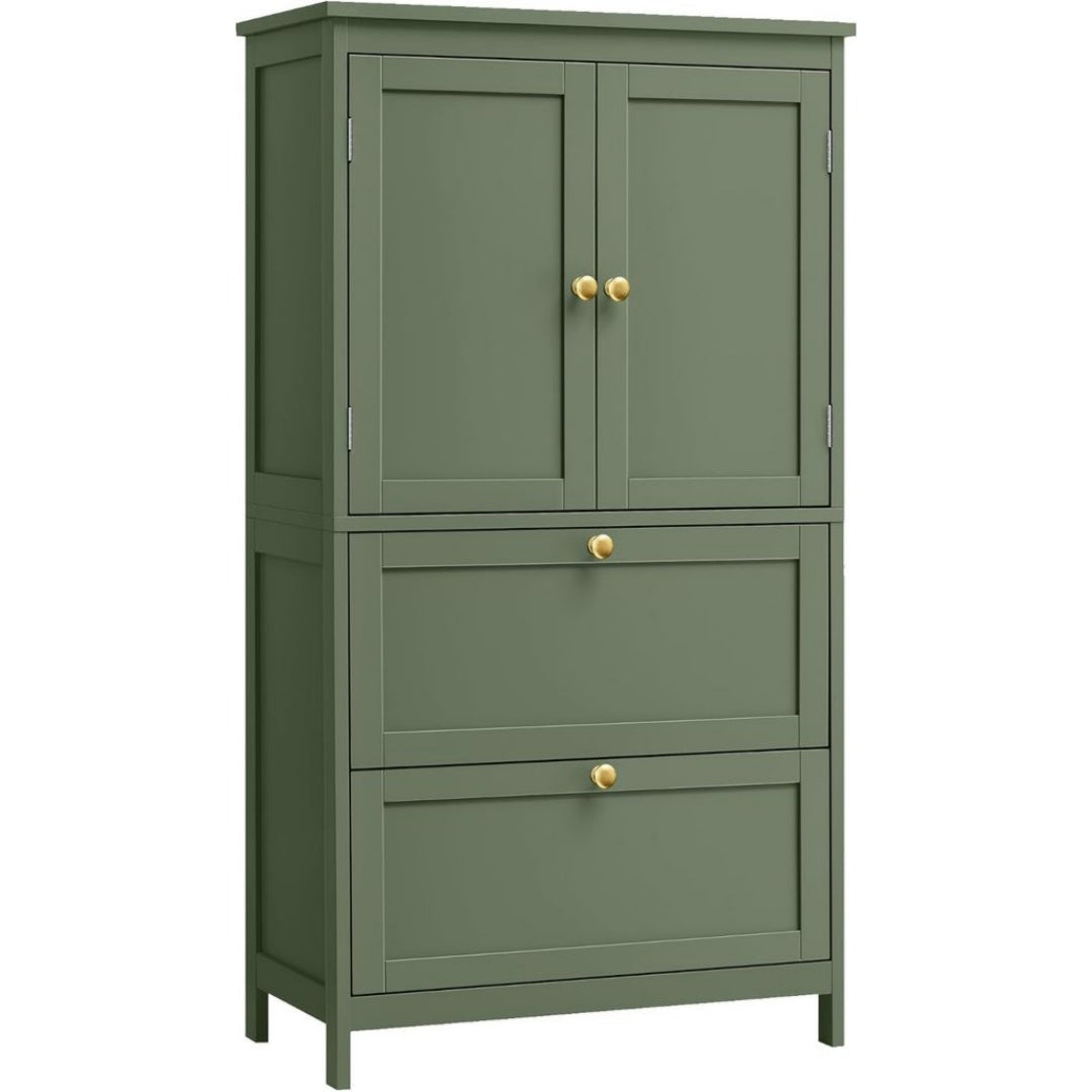 Meuble de Rangement en MDF de Couleur Vert